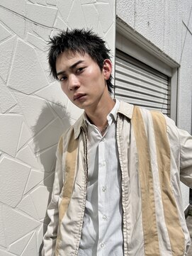 ヒュージ 表参道(huge) スパイキーショート/ニュアンスパーマ/メンズカット/韓国/眉毛