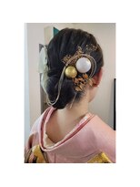 かぐや姫 エルモード フェレ美容室 行徳店&nbsp;振袖着付け＋ヘアーアップ