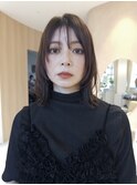 【晴音】大人ミディアムレイヤー/透明感/艶髪/30代/博多
