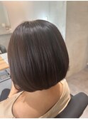 大人ナチュラル丸みボブ