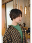 ハンサムショート×ニュアンスパーマ