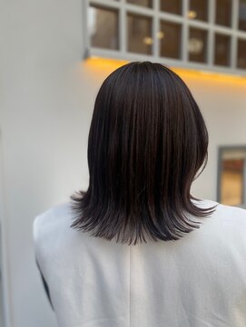 ニノット 武蔵小杉(○nino.) クラゲヘアー/小顔に見せるヘア/ココアベージュ/縮毛矯正