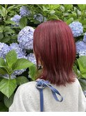 クラゲヘアー/小顔に見せるヘア/ココアベージュ/三鷹