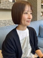 トップヘアスパアンドリゾート 鳴海(TOP HAIR spa&resort)&nbsp;ボブ/切りっぱなし/切りっぱなしボブ