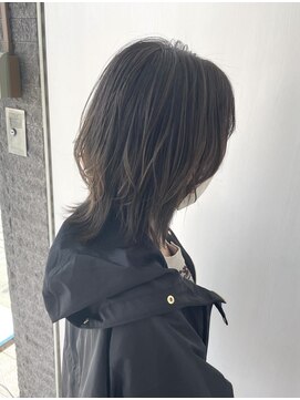 コレロ ヘアー(KORERO hair) 大人くびれレイヤーミディ×透明感アッシュブラウン