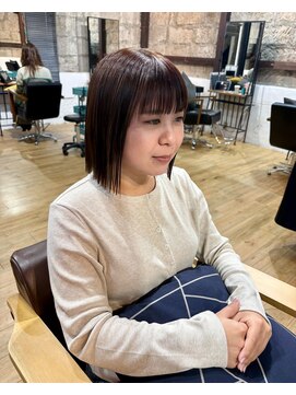 ディレクト(Direct) 切りっぱなしボブ2.19似合わせカット