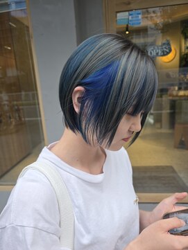 バイエイト(X8) オリーブグレージュ×ネイビーブルー