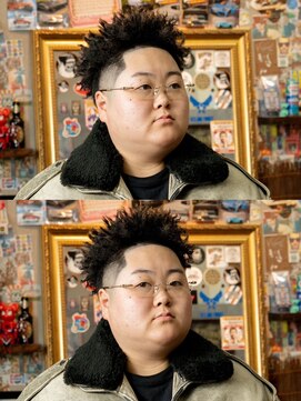 マーリィズバーバー 本店(MARLEY'S BAR BER) スパイキーアフロ