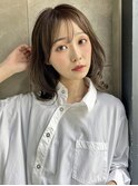 韓国風くびれレイヤーミディ×顔まわりカット 海外風A0424