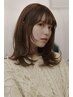 カラー+前髪・顔回りカット+ヘッドスパトリートメント