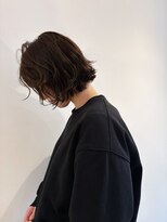 フーコー 下関店(fuhcoh)&nbsp;癖を生かしたパーマ風ボブ
