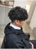 刈り上げマッシュ波巻きツイストスパイラルパーマ