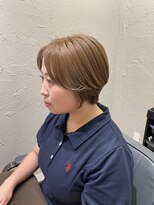 サボン バイ トッカ(savon by tocca)&nbsp;ハンサムショート×ブリーチなしミルクティーベージュ