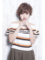 ミエルヘアービジュー(miel hair bijoux)&nbsp;無造作で魅せるおとなショート☆★【miel hair bijoux】