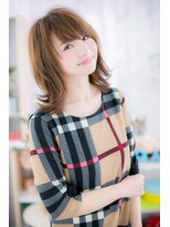 ヘアアンドビューティー ミック(Hair & Beauty miq)&nbsp;脱力系の曲線♪ラフカールミディ(miq阿佐ヶ谷)