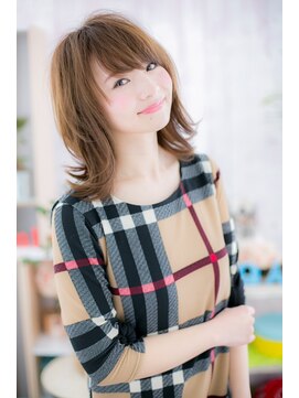 ヘアアンドビューティー ミック(Hair & Beauty miq) 脱力系の曲線♪ラフカールミディ(miq阿佐ヶ谷)