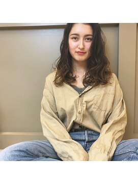 ルーイ(LOUIE) 外国人風セミウェットウェーブ☆