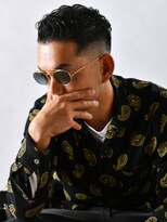 サンディーズバーバーショップ(Sandees)&nbsp;ツーブロックアップバングトラッドショートパーマフェードカット