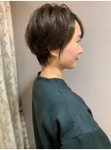 ショート 耳かけショート 丸みショート お洒落 