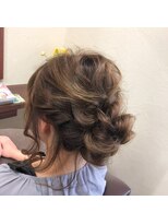 ヘアアンドスパ アブノヴァ(Hair&Spa Abnoba) ゆるふわアップ