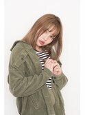 pesca札幌南平岸店 &nbsp;【ペスカ】カットの小ワザでゆるふわミディ