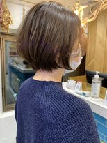 シー バイ ロンド 新宿(Sea by Lond)&nbsp;大人かわいい絶壁解消丸みショートボブ２０代30p