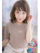 ミック 日暮里店(miq)&nbsp;透け感シアーベージュ☆ワンカールレイヤーネオウルフb