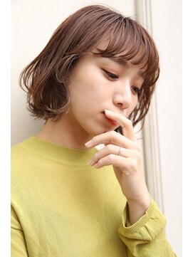 オーシャン(Ocean) ［OCEAN Hair&Life 水田成美］ミルクティー×イヤリングカラー☆