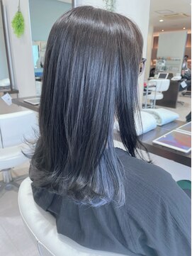アメイジングヘアー 美沢店(AMAZING HAIR) インナーカラー×スカイブルー