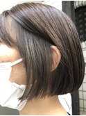 ミニボブ×濃いめインナーカラー《ラムネhairヒサマツ》