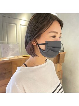 エル 桜山(yel) 大人ボブ/髪質改善/インナーカラー/ケアブリーチ/ハイライト/