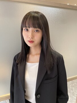 ジーナ 天神(Zina) 重めbang×inner color