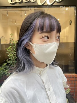 ココット 京橋店(cocotte) ホワイトパープル【インナーカラー】