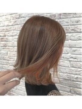 RC おしゃれオレンジカラー/フレンチガーリー/外ハネ