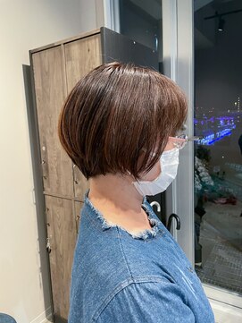 アンデイ(unday) マッシュショート【浅草、髪質改善カラー】