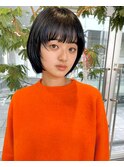 ショートボブ☆レイヤー☆ネイビー
