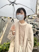 カフ(CAF)&nbsp;CAF FUKO/ミニボブ/グレーインナーカラー/大阪/心斎橋