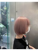 福岡 ブリーチ ベージュ グレージュ ダブルカラー ハイライト