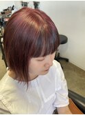 個性派前髪インナーカラー