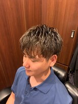 ヒロギンザ 恵比寿店(HIRO GINZA)&nbsp;ツーブロックビジネスショートフェードスパイラルツイストパーマ
