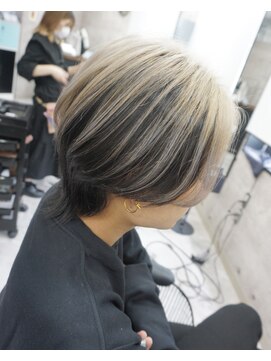 ヘアテリア リュウ 大塚(hair teria ryu) アンブレラカラーホワイトベージュ