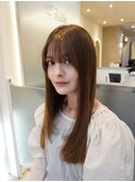 髪質改善＊くびれレイヤーグレーベージュ＊美髪【Zina 船橋南】