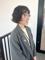 ナループロア ハチ(Nalu pu loa hachi)&nbsp;ボブパーマ/黒髪パーマ/切りっぱなしボブ/ショートボブ