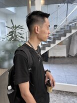 メンズフェードバズカット
