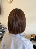 レポヘアー(Repos hair)&nbsp;30代40代髪質改善ココアブラウン艶感ストレート透明感