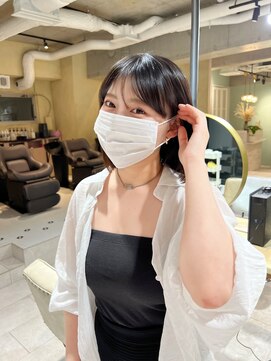 ティア(Tia.) ボブ/縮毛矯正/髪質改善/シースルーバング/小顔