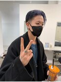 くすみブルーシルバー
