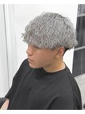 ホワイトカラー×ケアパーマ