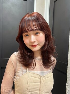 ガーデン 渋谷(GARDEN) ミディアムレイヤー/レイヤーカット/顔まわりカット/ワンカール