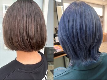 リノアヘア バイ シラハタ(LINORE HAIR by SHIRAHATA)の写真/《女性Stylist1名×マンツーマン》髪も心も癒される…♪一人ひとりに合わせた似合わせスタイルをご提案◎